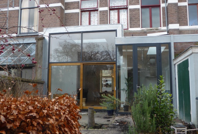 Lichtstraat met schuifpui
